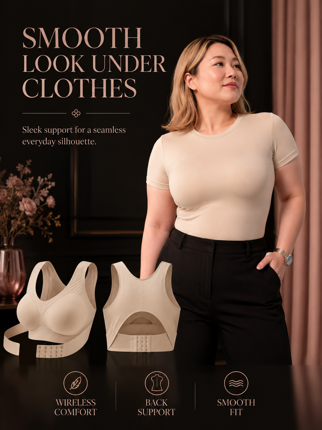 IBRASTAR Full Bust Lift Support Bra